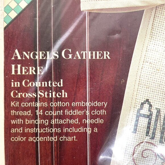 Dimensions Front Door Bow 17" Cross Stitch Kit #72292 Debbie Mumm Bows - Picture 3 of 10